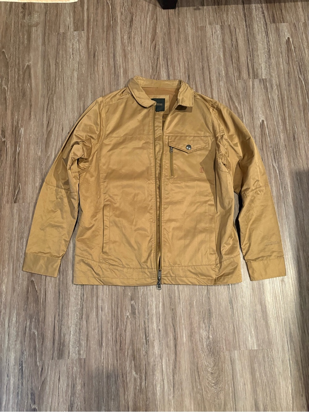 Brothers/Sons Lightweight Zip-Front Jacket in Tan